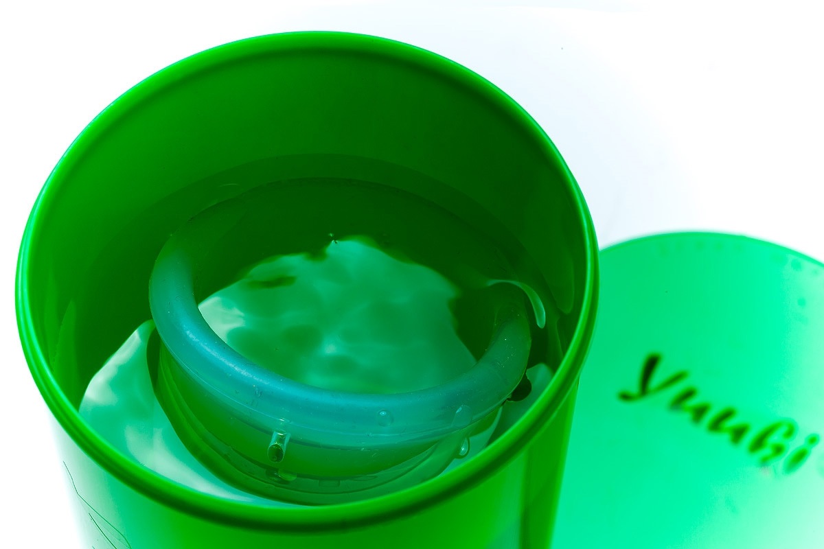 INFUSER BOX - cajita de desinfección verde